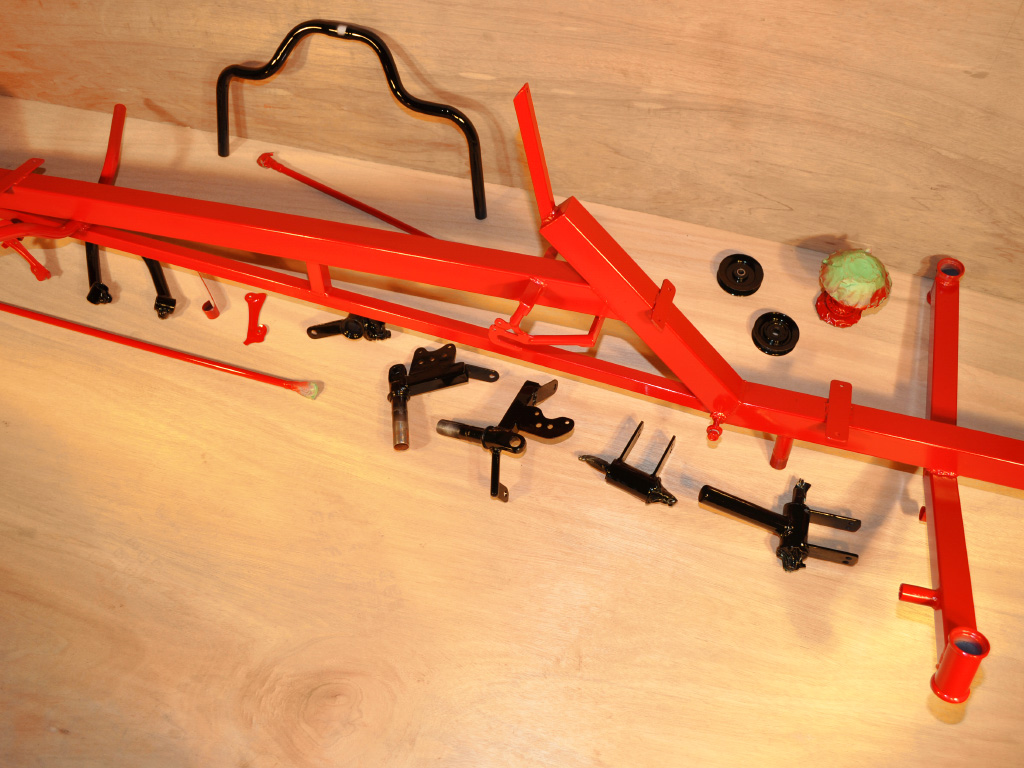 Viking Tandem Trike - frame assembly